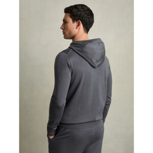 REISS HOLLAND Merino Wool Hoodie